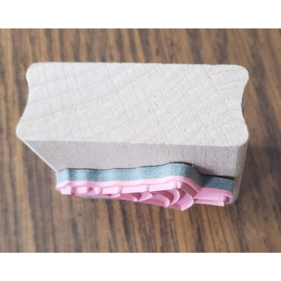 Studio G Kolette Hall Art Deco Christmas Tree Wood Mounted Rubber Stamp - Picture 5 of 6